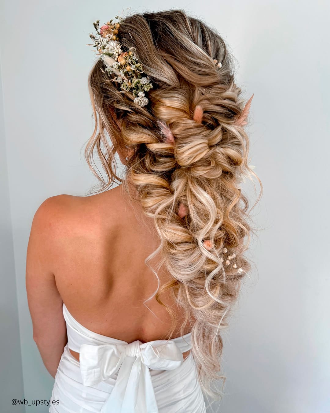 Half Ponytail & Ponytail Wedding Hairstyles
