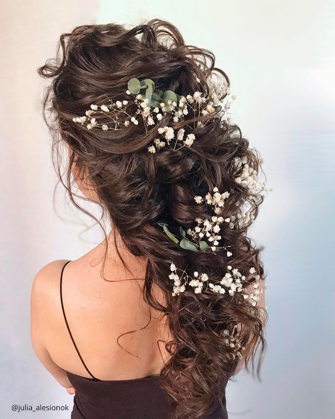 Spring Wedding Hairstyles With Flowers