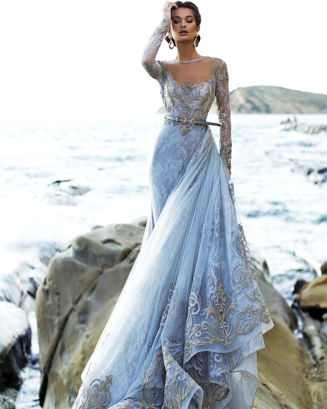 Top Wedding Dresses Blue