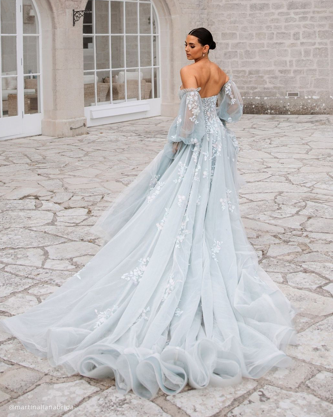 Top Wedding Dresses Blue
