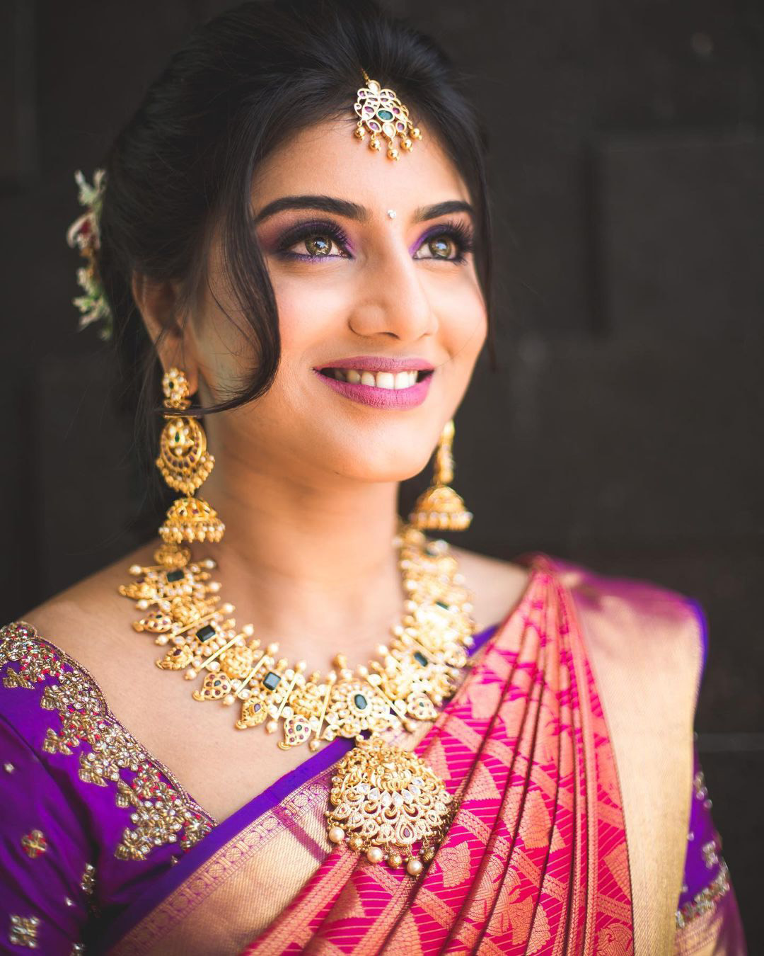 Indian Wedding Hairstyles For Medium Hair
