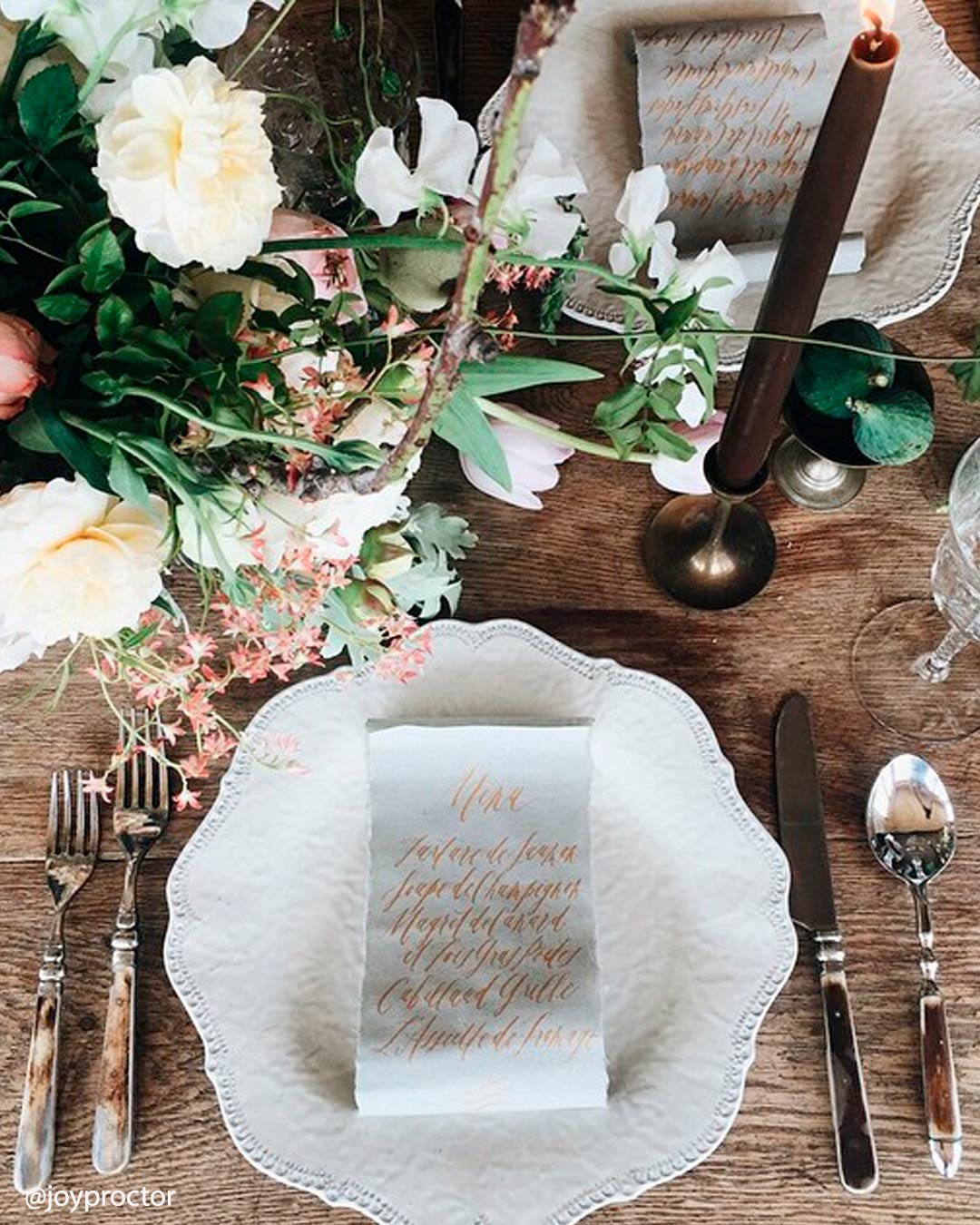 Wooden Table Number