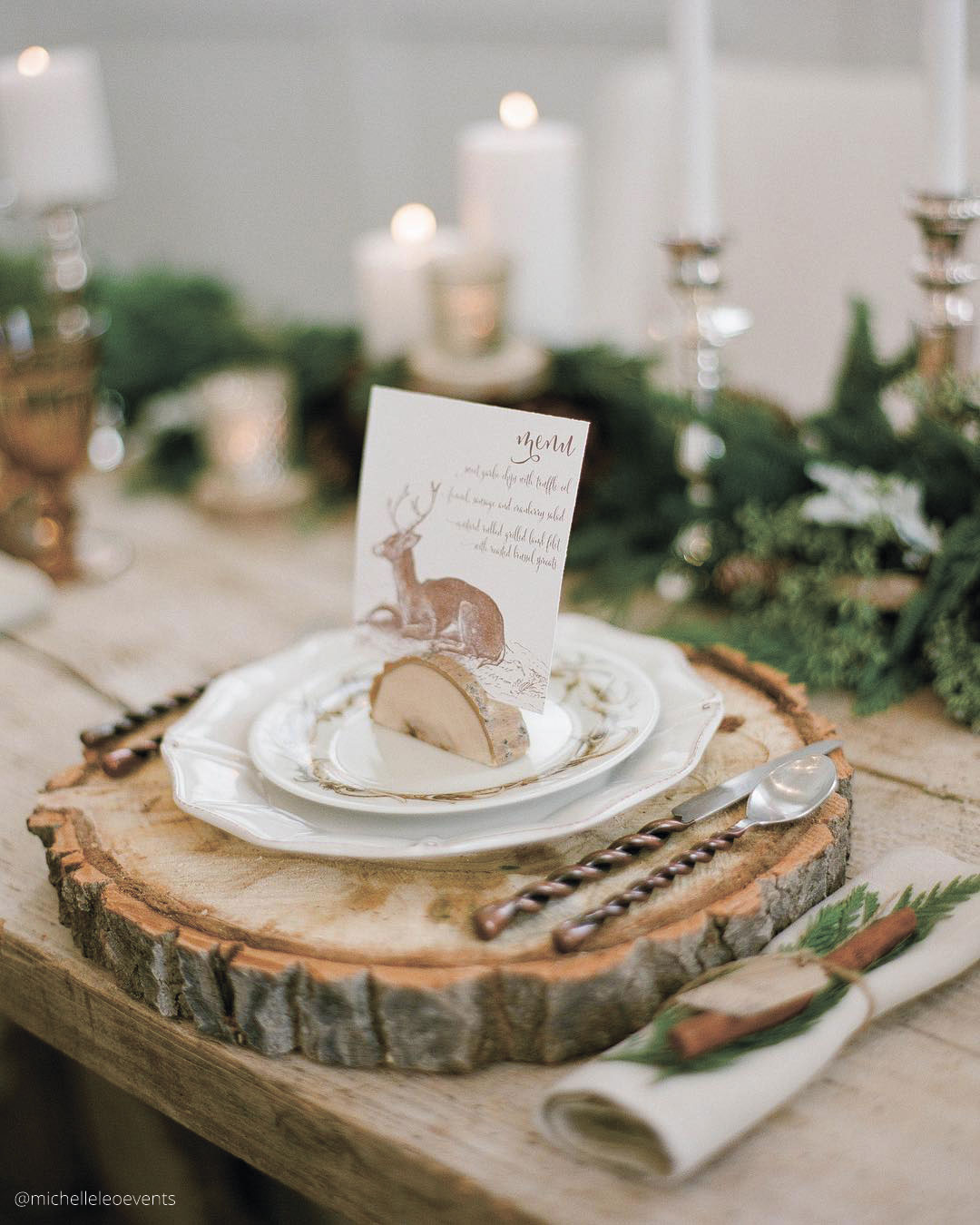 Wooden Slice – Budget Rustic Wedding Ideas