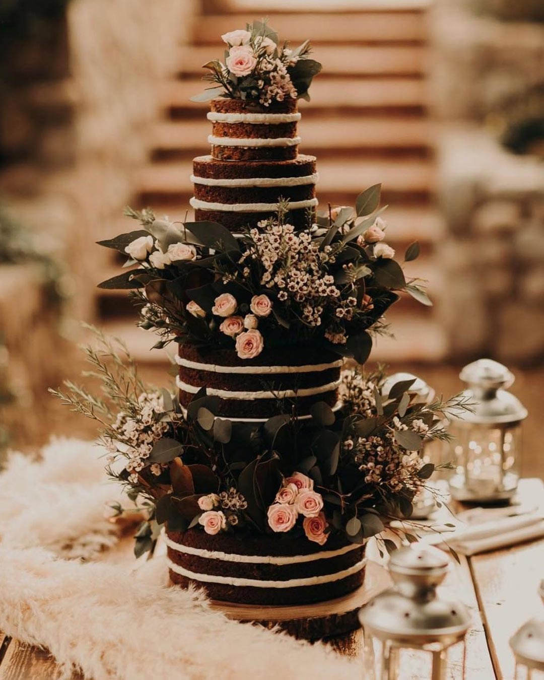 Ivory and Green Elegance
