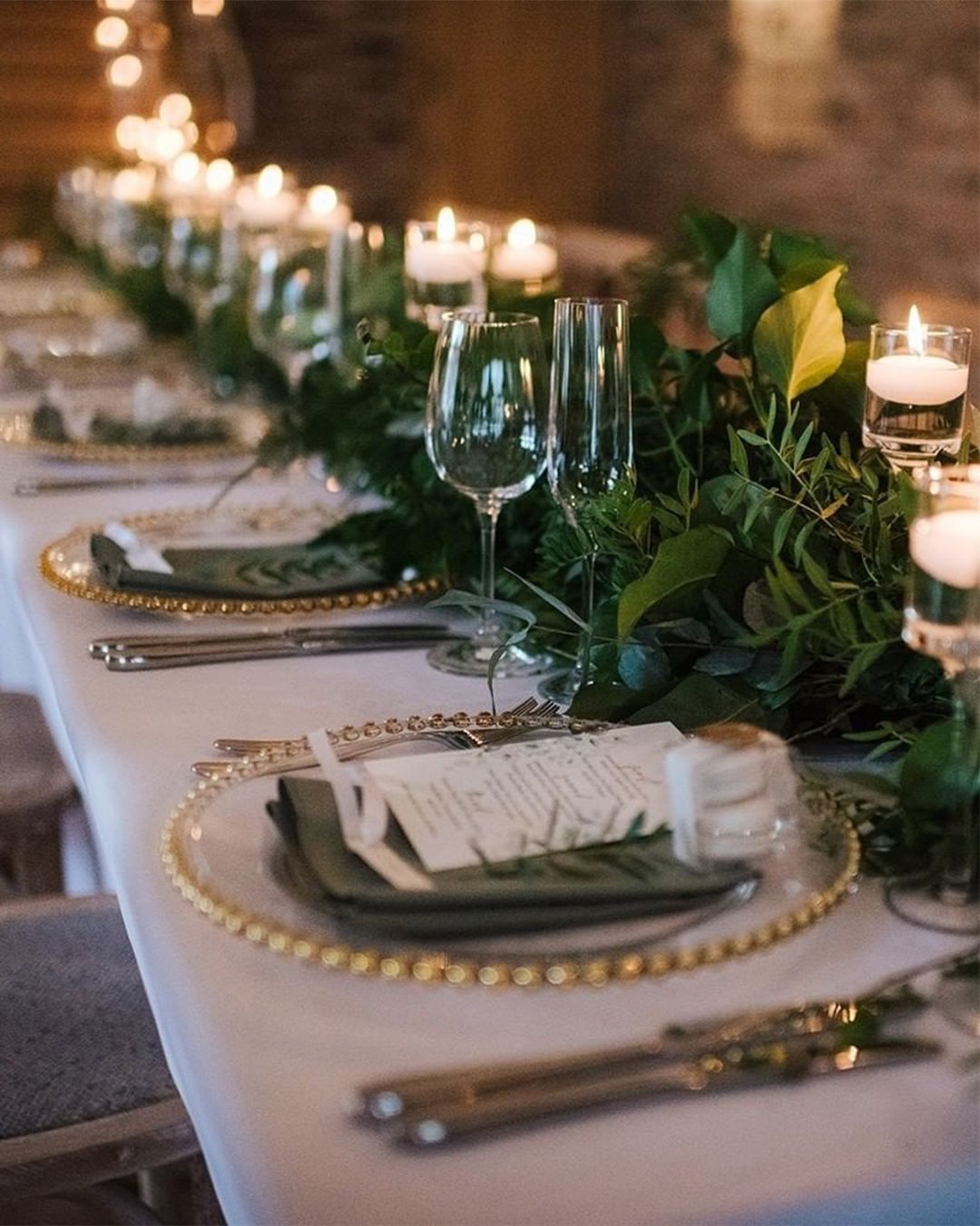 Tall Candle Wedding Centerpieces