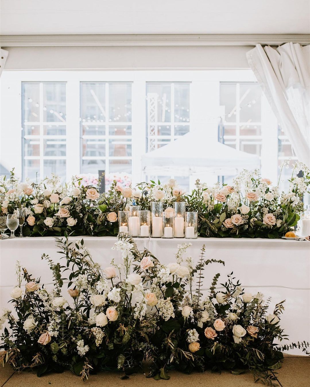 Bohemian Wedding Candle Decor
