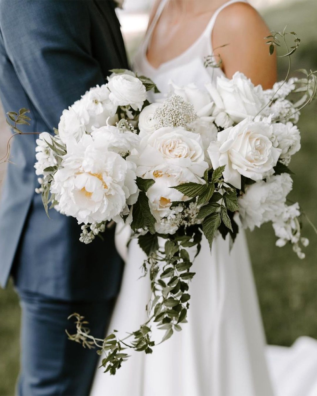 Unique Cascading Wedding Bouquets