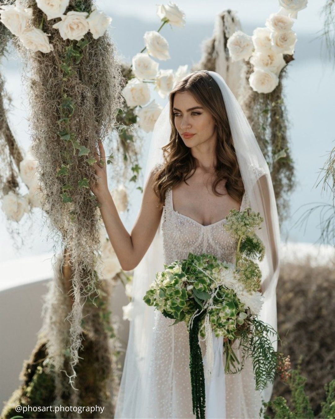 Unique Cascading Wedding Bouquets