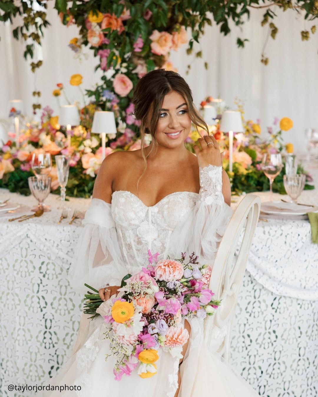 Gorgeous Cascading Wedding Bouquets