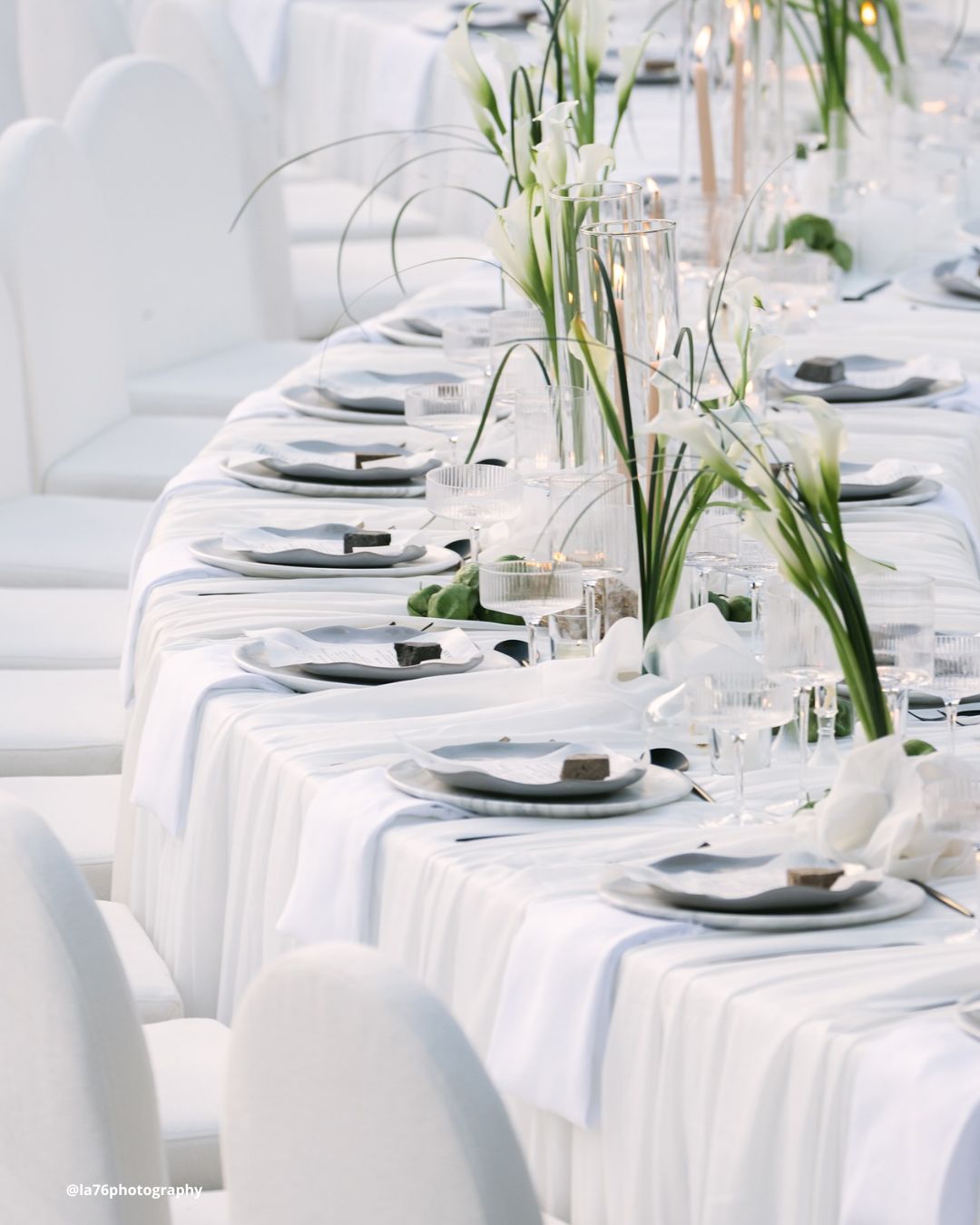 Modern Black And White Wedding Decor