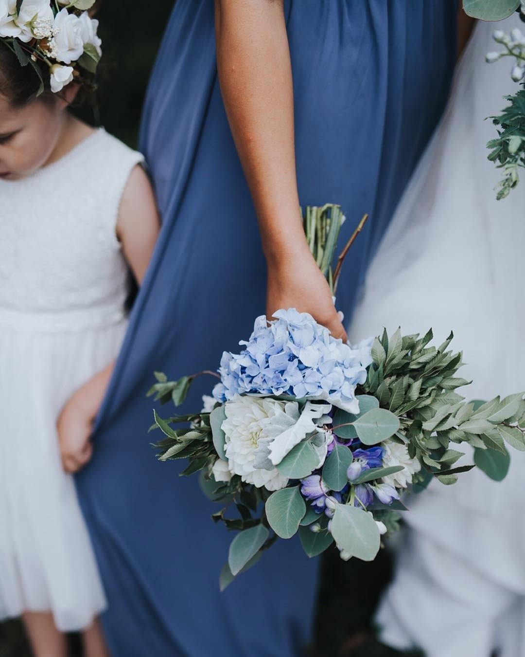 Attire For A Blue Wedding Theme
