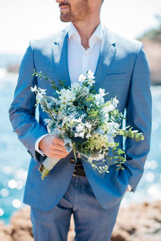 Blue Bridesmaids Dresses