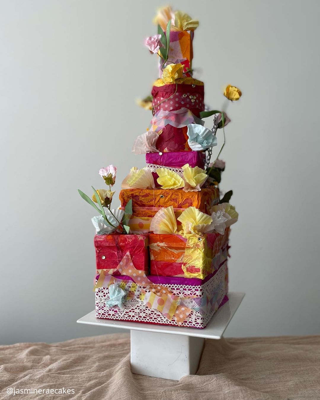 Colored Wedding Cakes