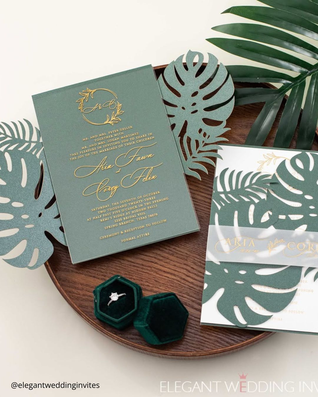 DIY rustic wedding invitations