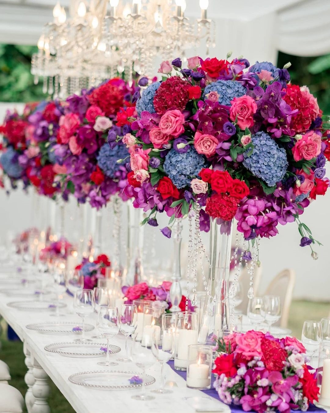 whimsical wedding centerpiece