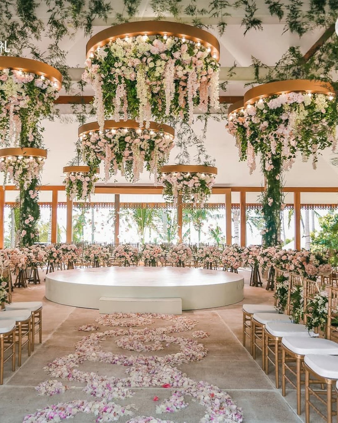whimsical wedding wedding aisle