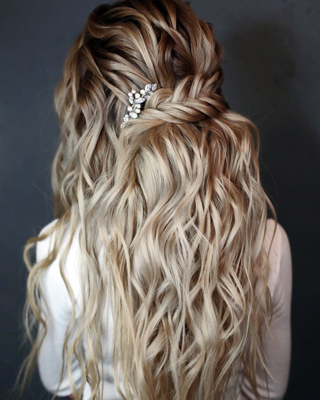 Boho Wedding Hairstyles With Veil