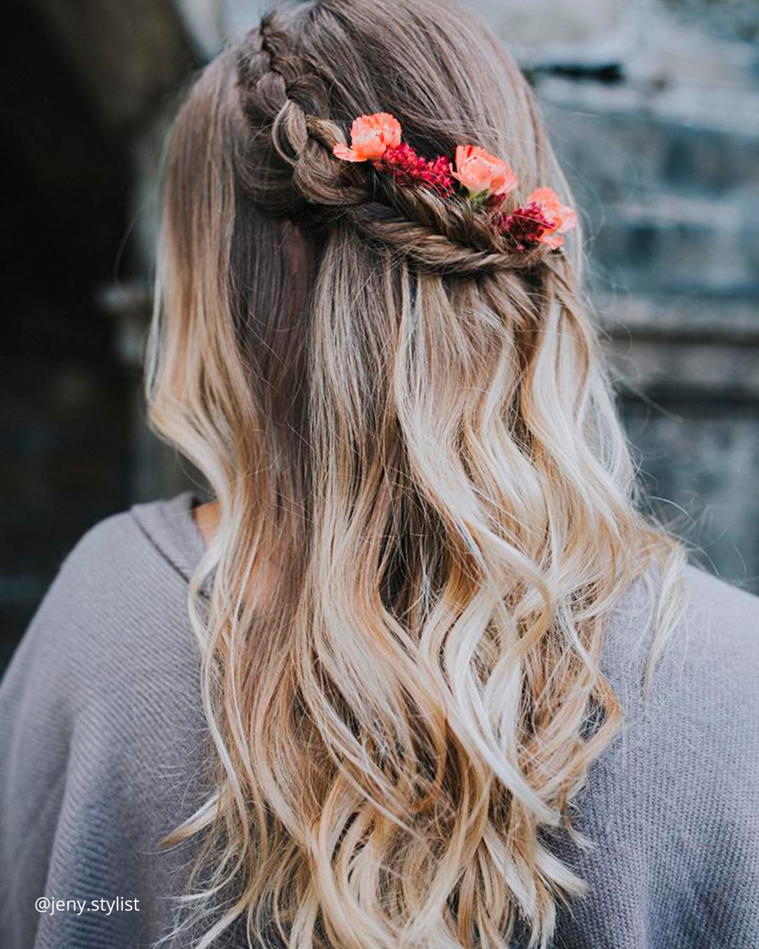 Messy Hair Boho Wedding Hairstyles