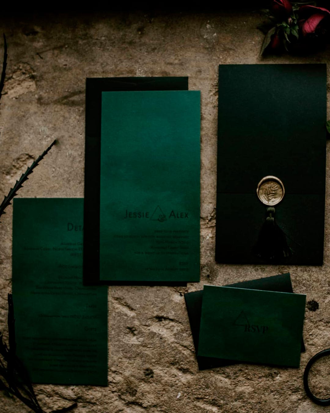 Green And Maroon