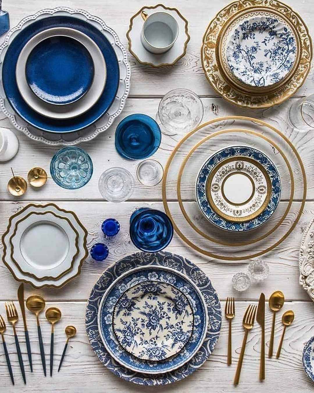 Gold And White