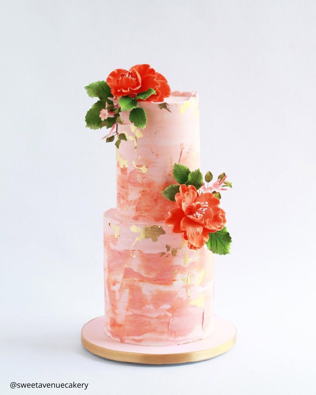 Hand-Painted Wedding Cakes