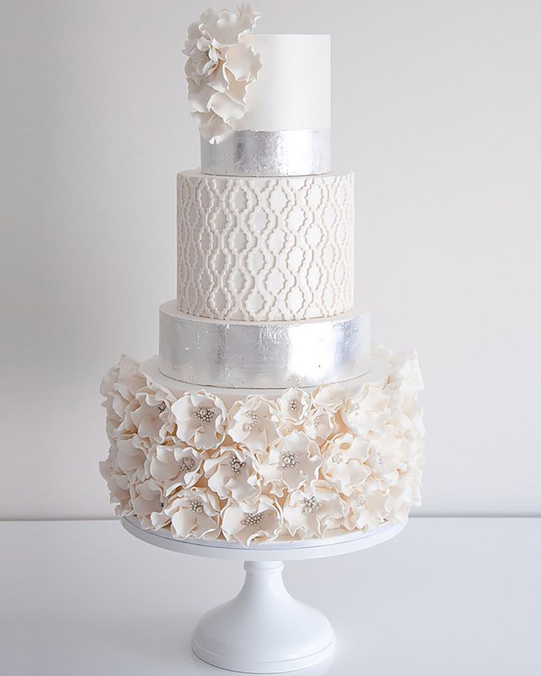 Simple Romantic Wedding Cakes