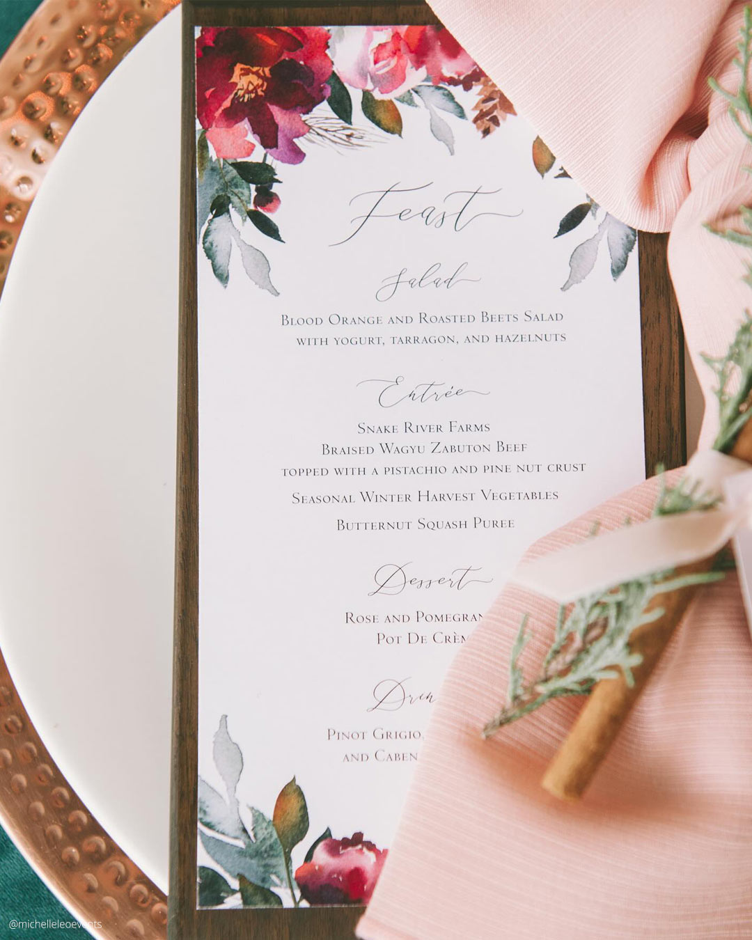 February Wedding Colors