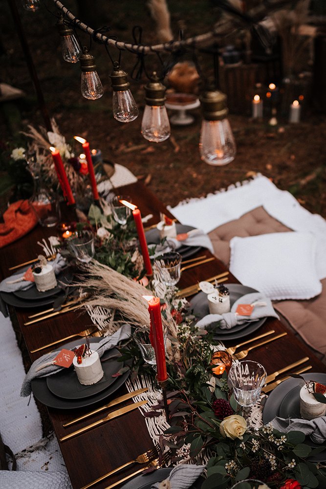 Lovely Boho Chic Dessert Table