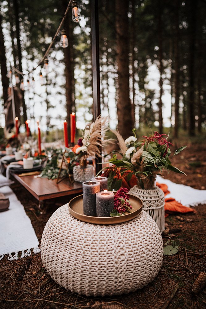 Lovely Boho Chic Dessert Table