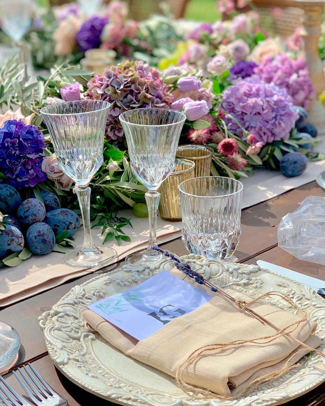 Wedding Table Setting Decor
