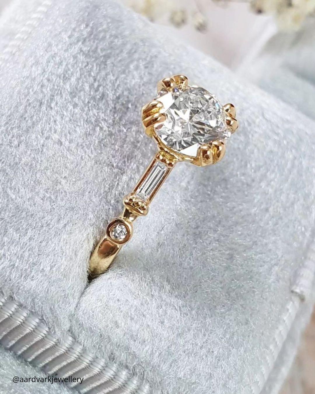 Yellow Gold Engagement Rings For Women