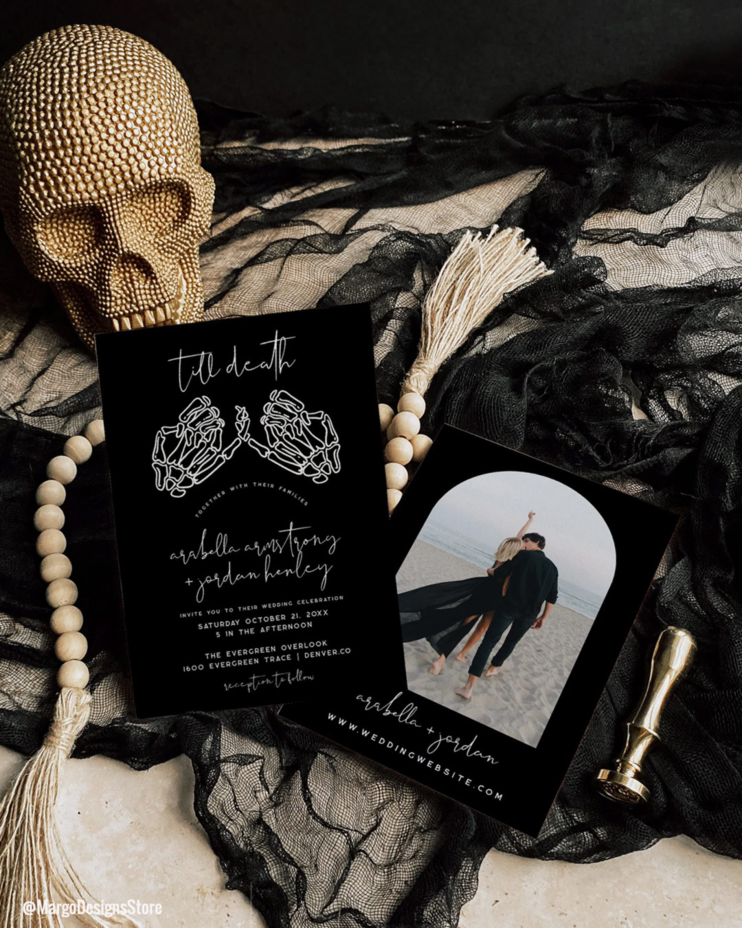 Fall Wedding Invitation Packages