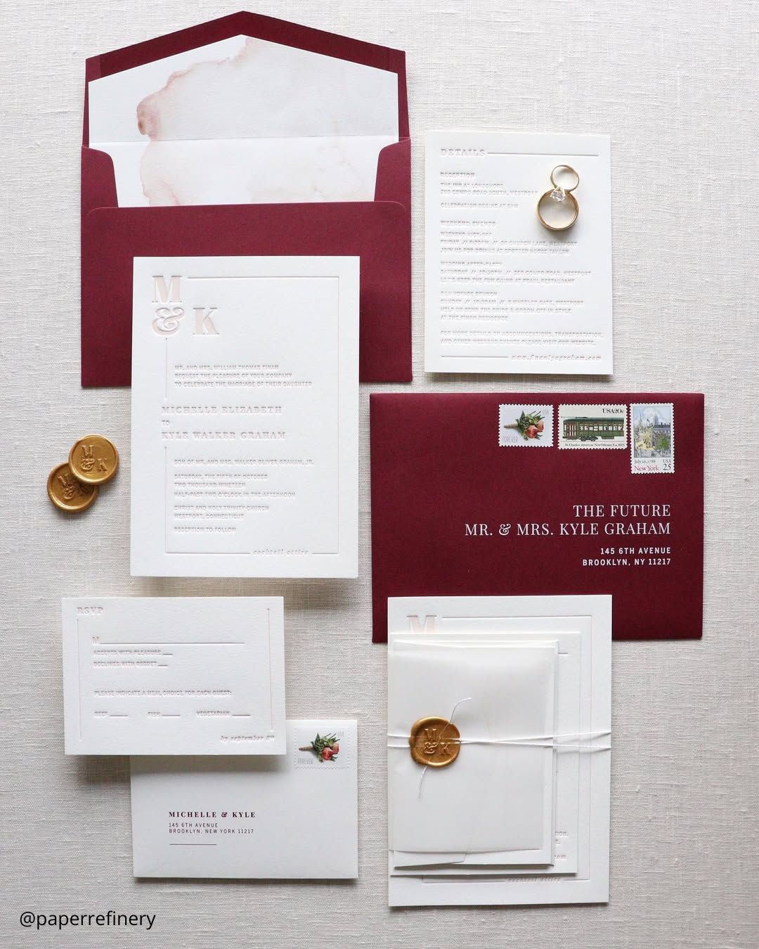 Christmas Wedding Invitations