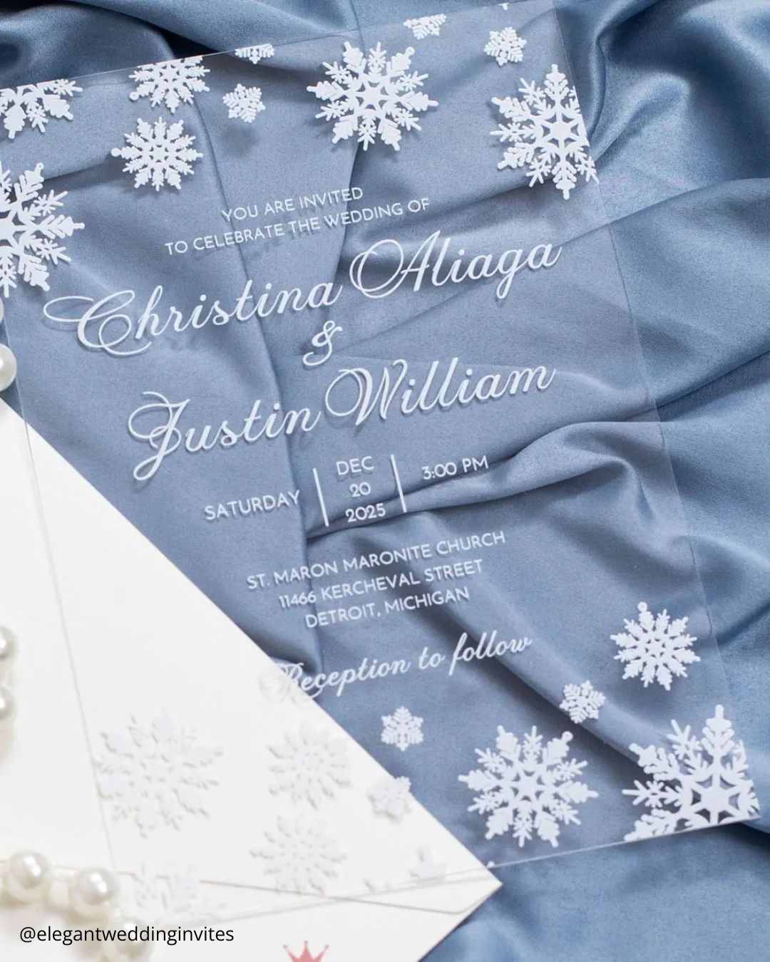 Christmas Wedding Invitations