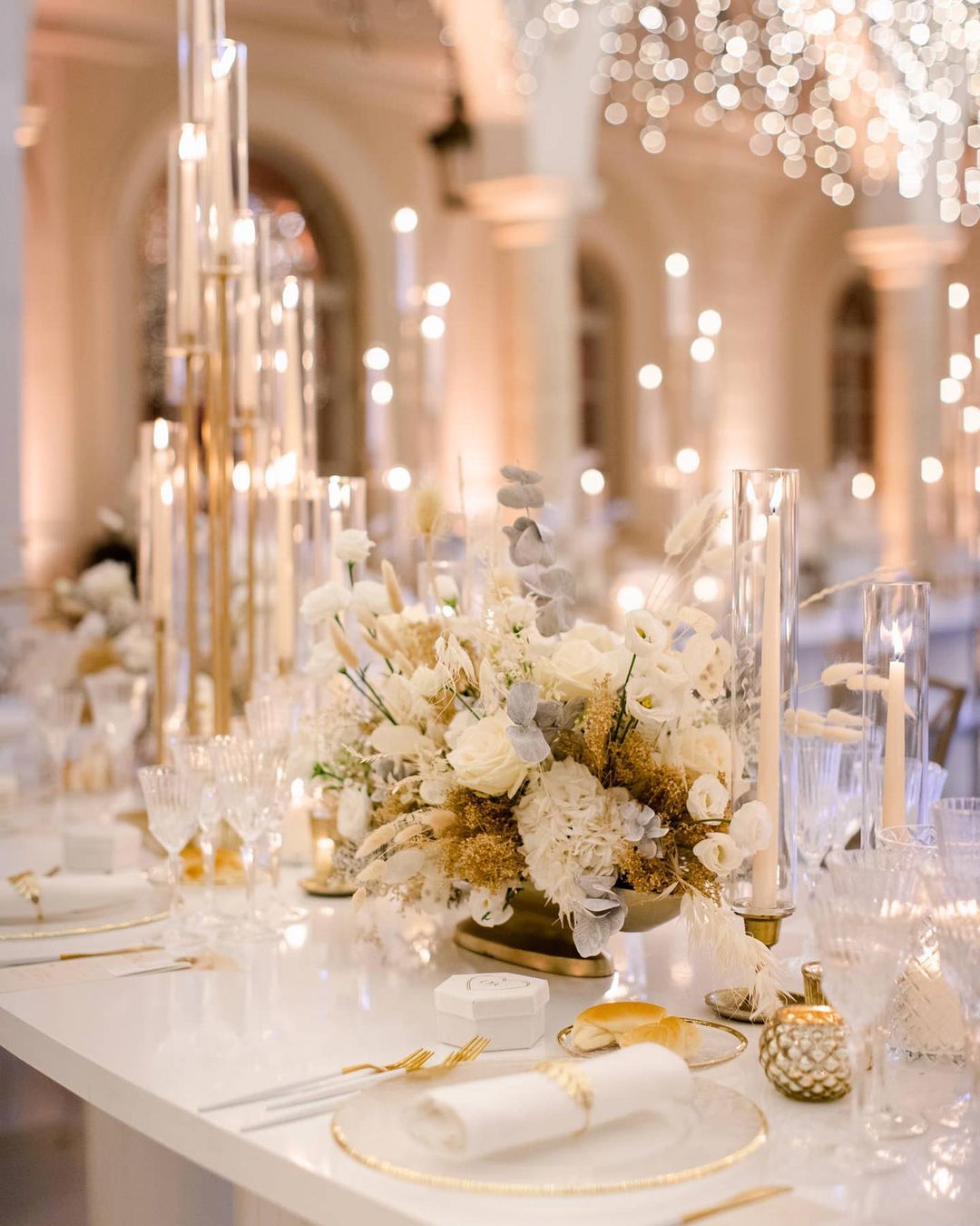 Gold Wedding Table Decorations