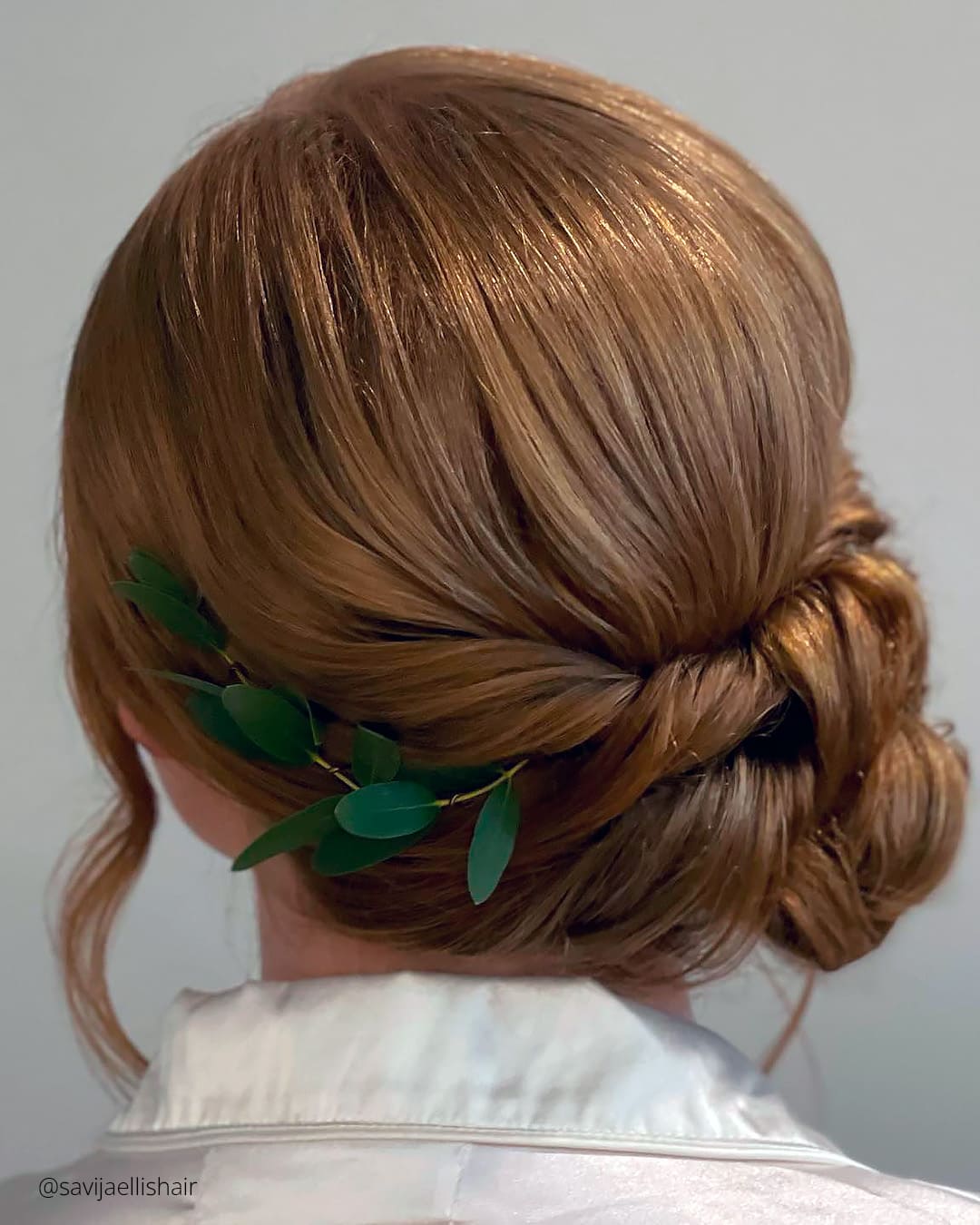 Vintage Inspired Low Side Bun Wedding Hair