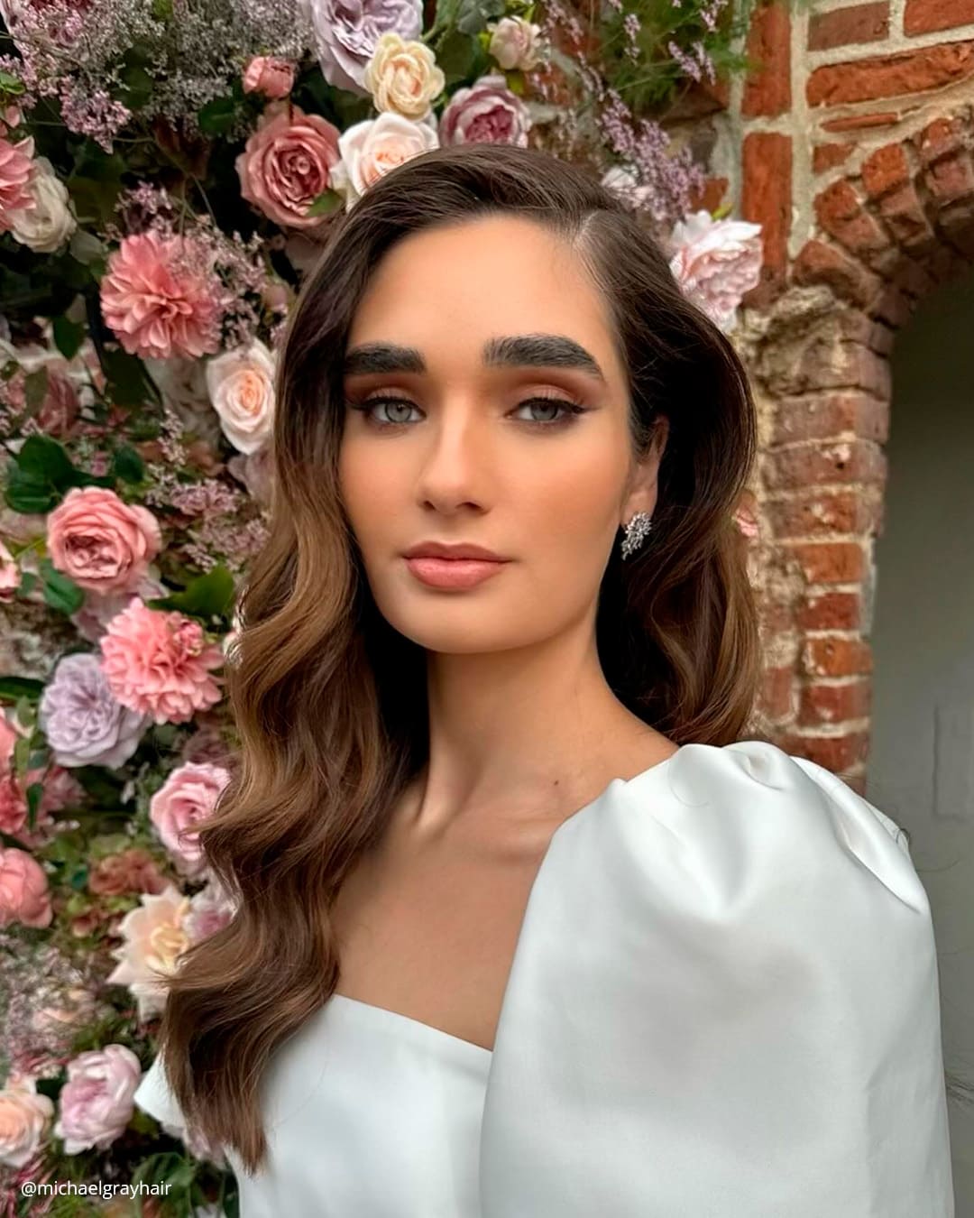 Hollywood Waves Wedding Hair