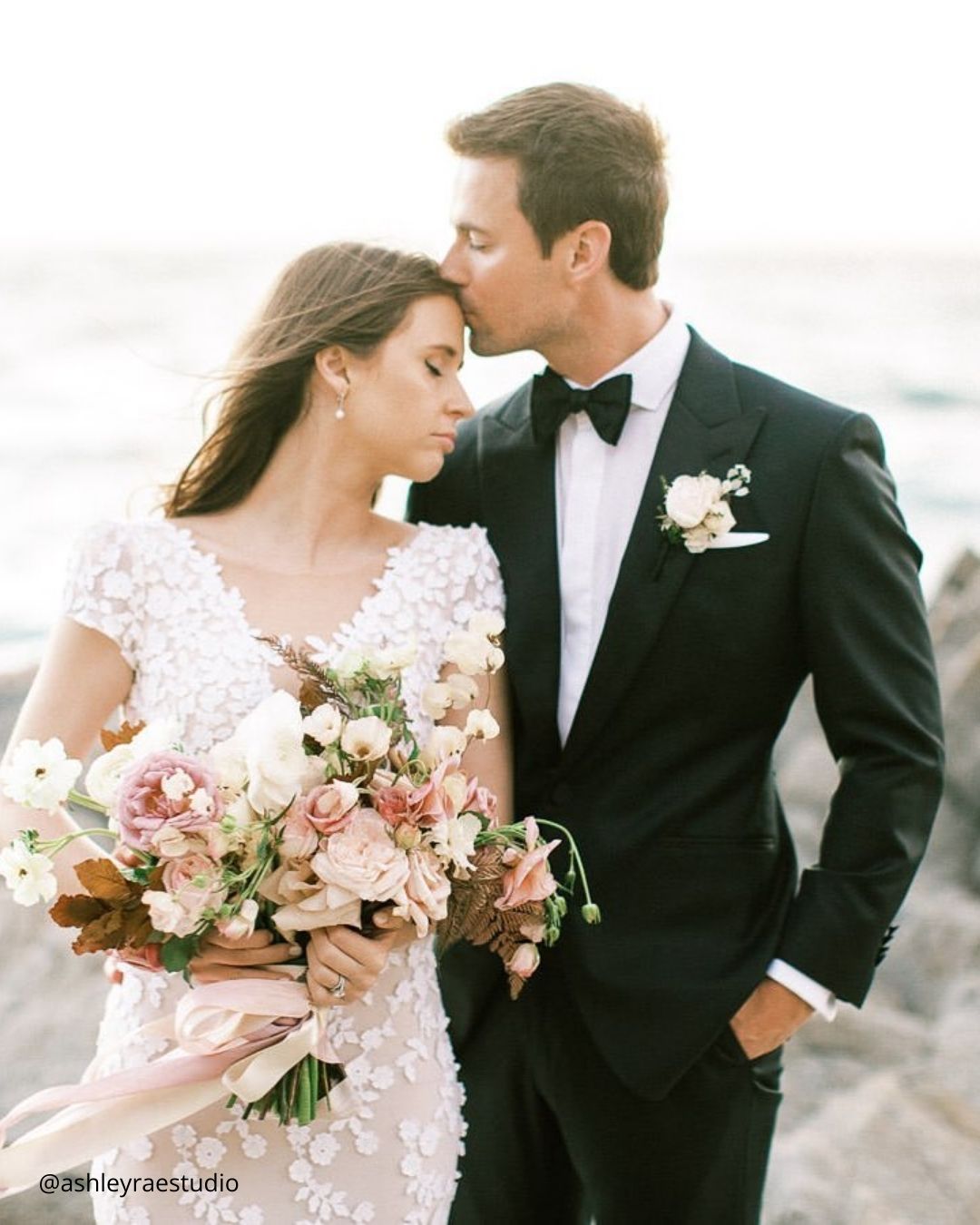 Wedding Photo Under Rain