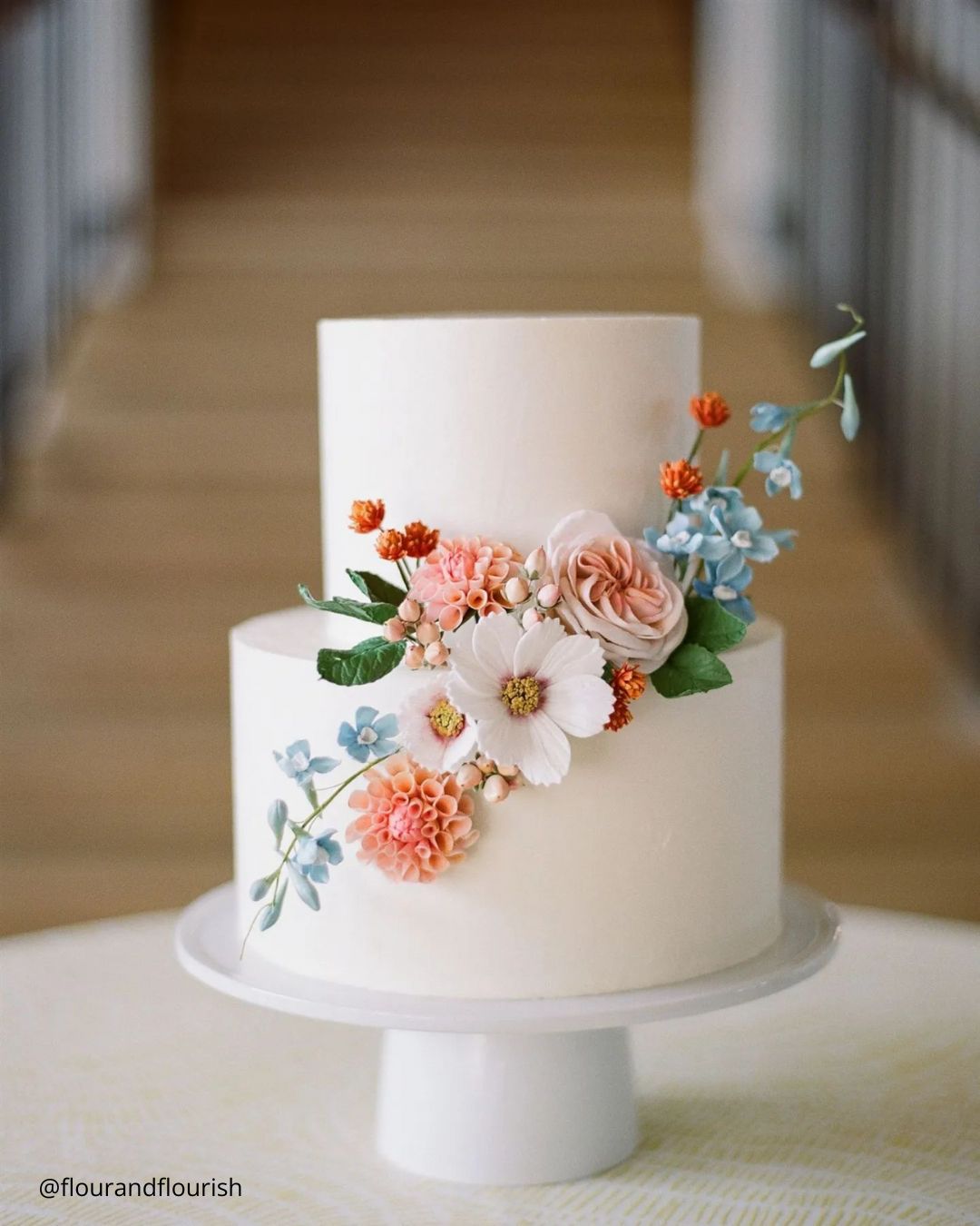Wedding Cakes With Greens