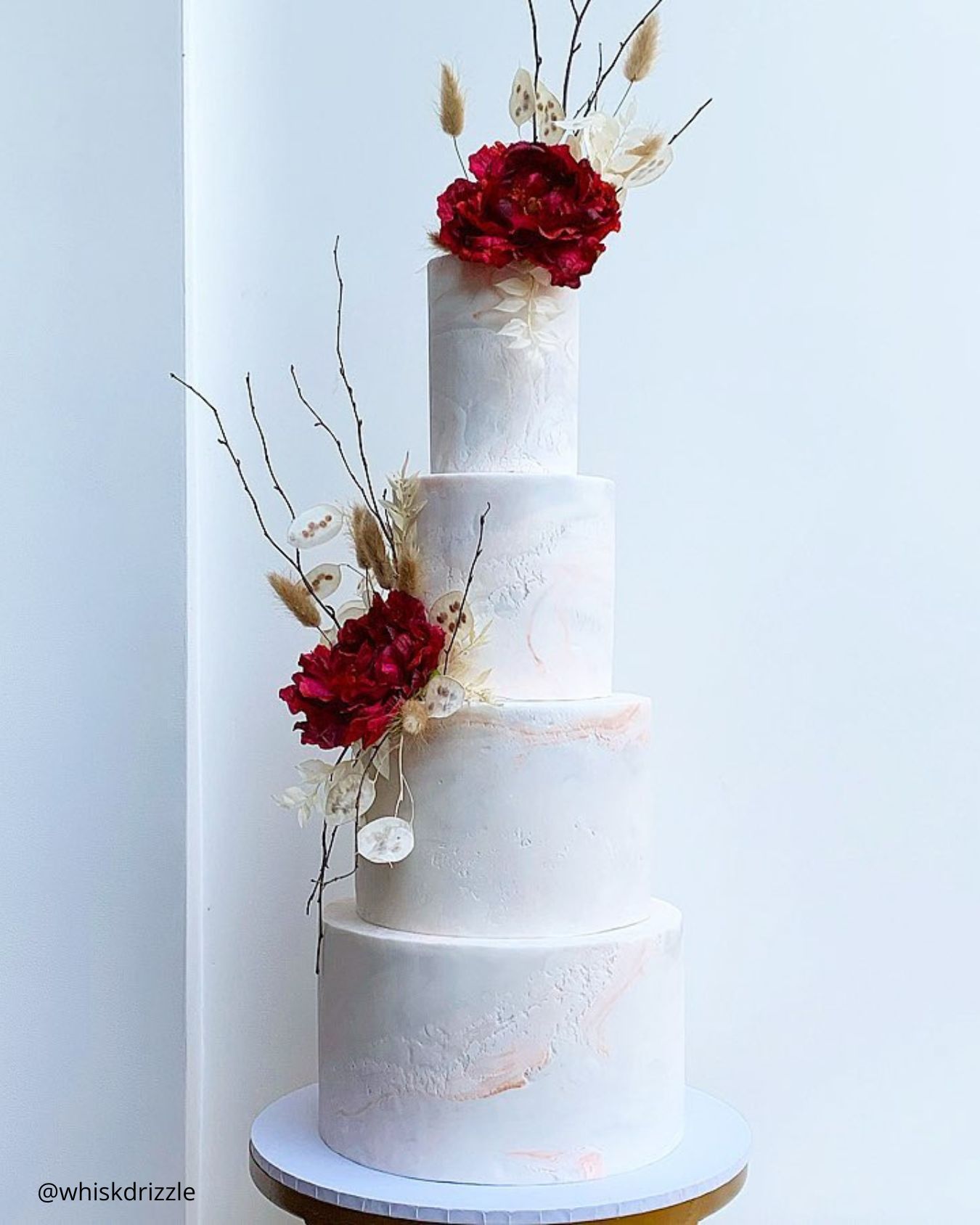 Black Elegant Summer Wedding Cakes