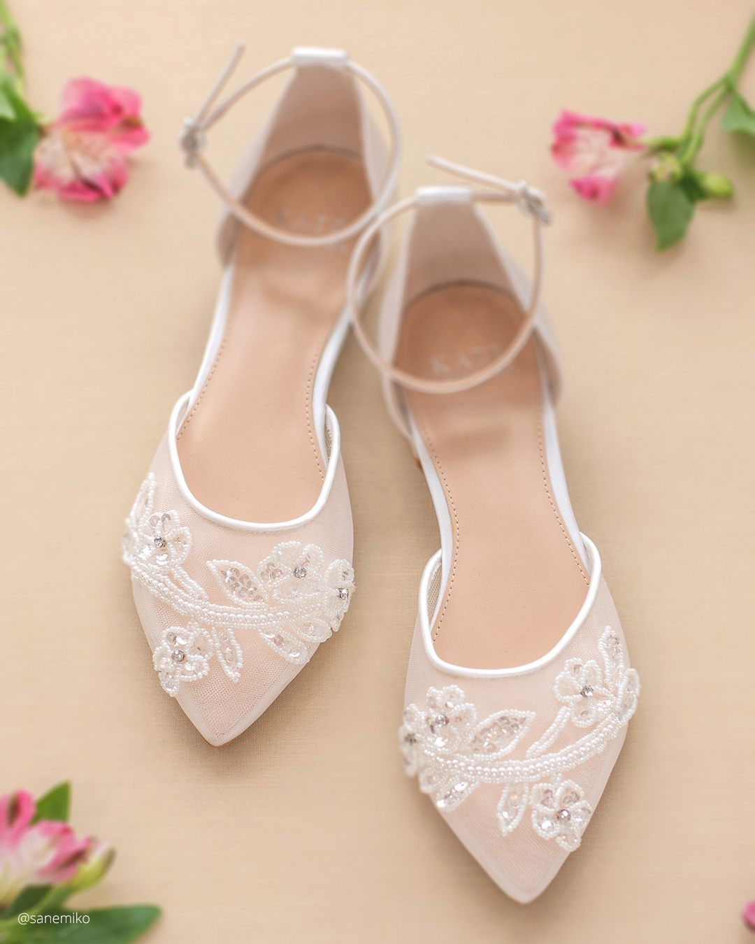 Floral Wedding Shoes