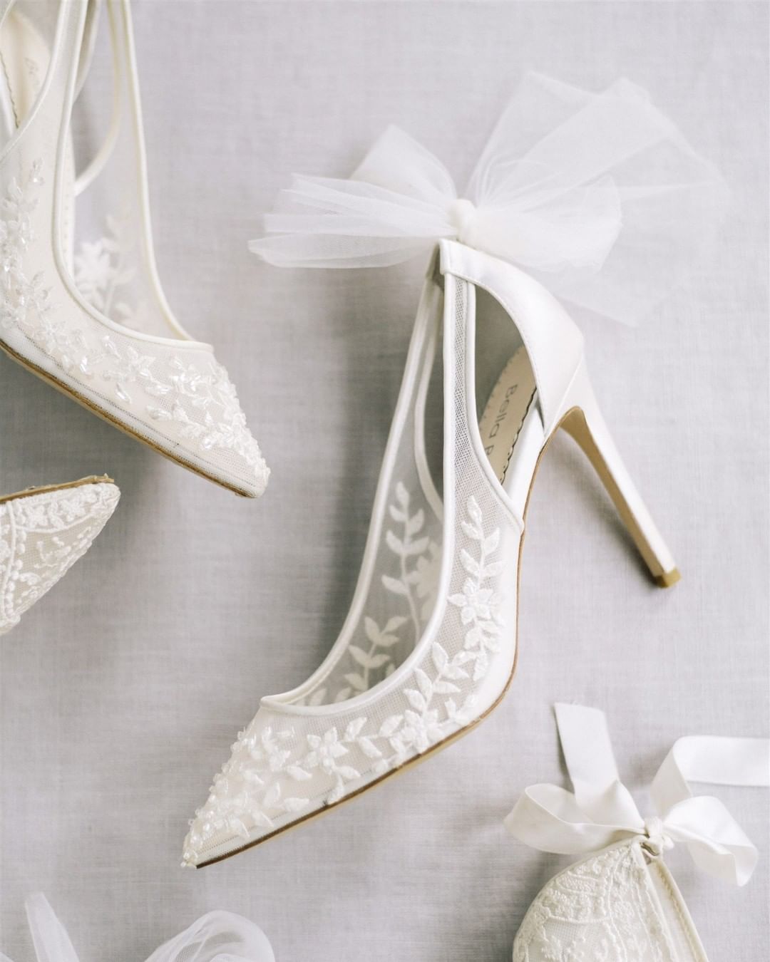 Ivory Lace Wedding Shoes