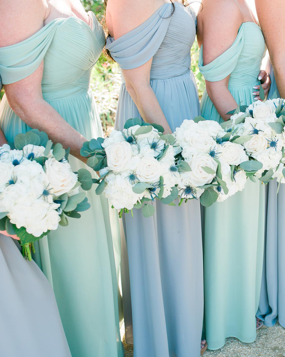 Mint Blue Bridesmaid Dresses