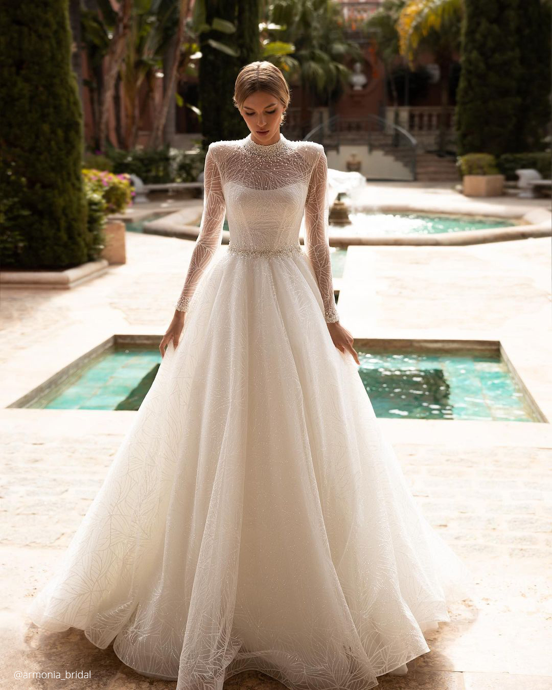 White Modest Wedding Dresses