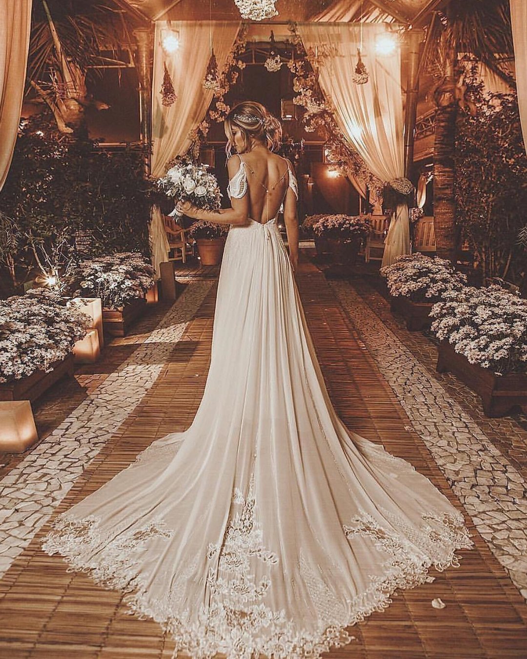 A Line Off The Shoulder Wedding Dresses