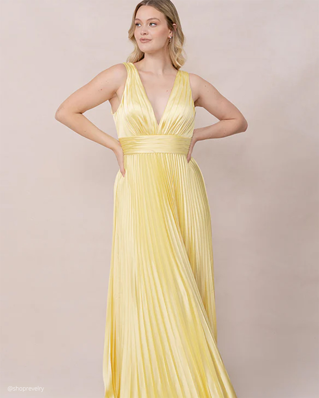 Light Yellow Bridesmaids Dresses
