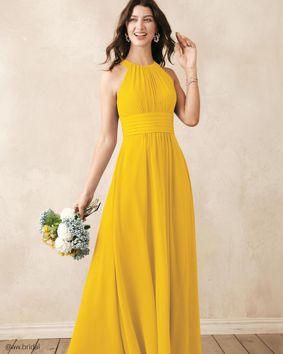 Mustard Yellow Bridesmaid Dresses