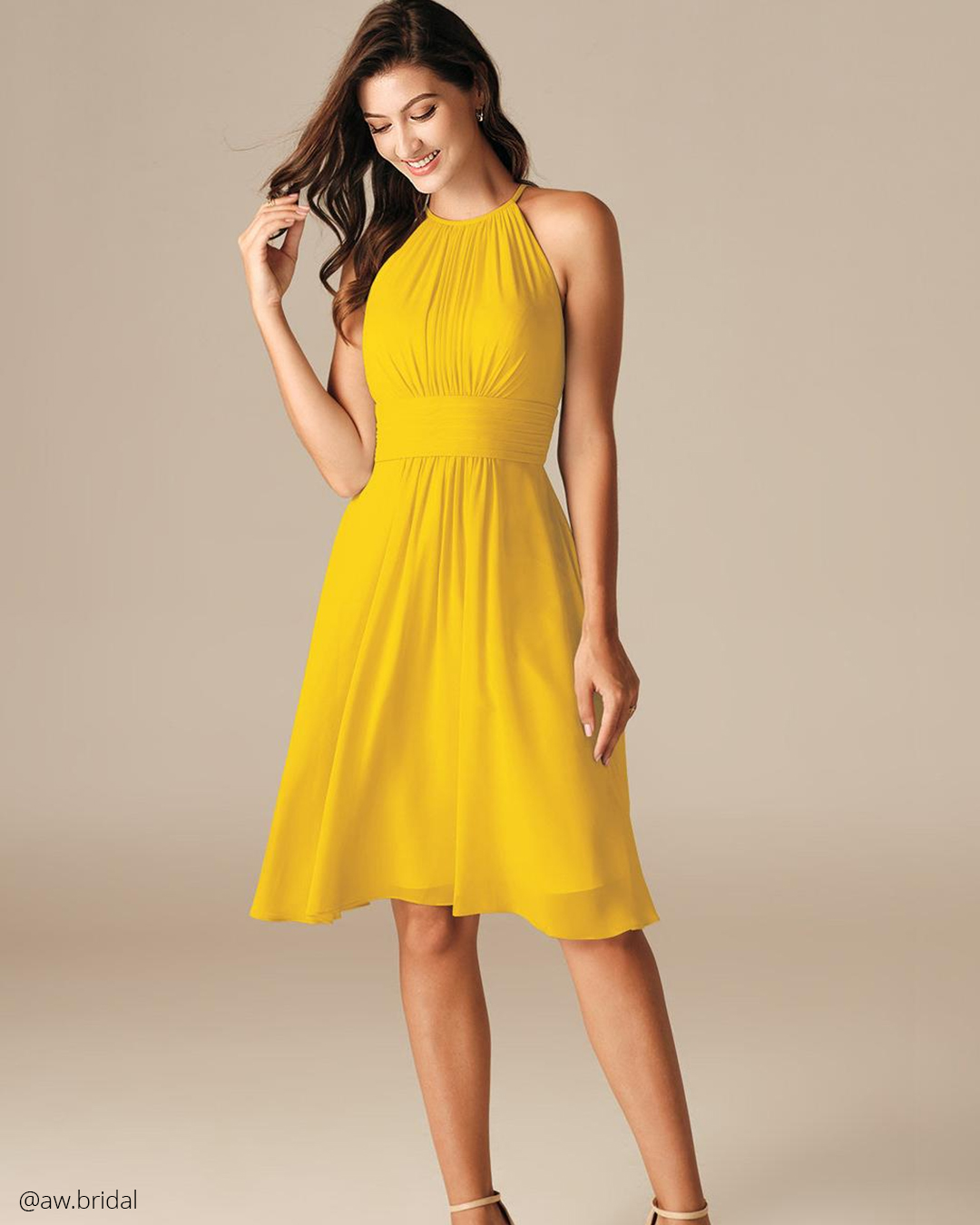 Mustard Yellow Bridesmaid Dresses