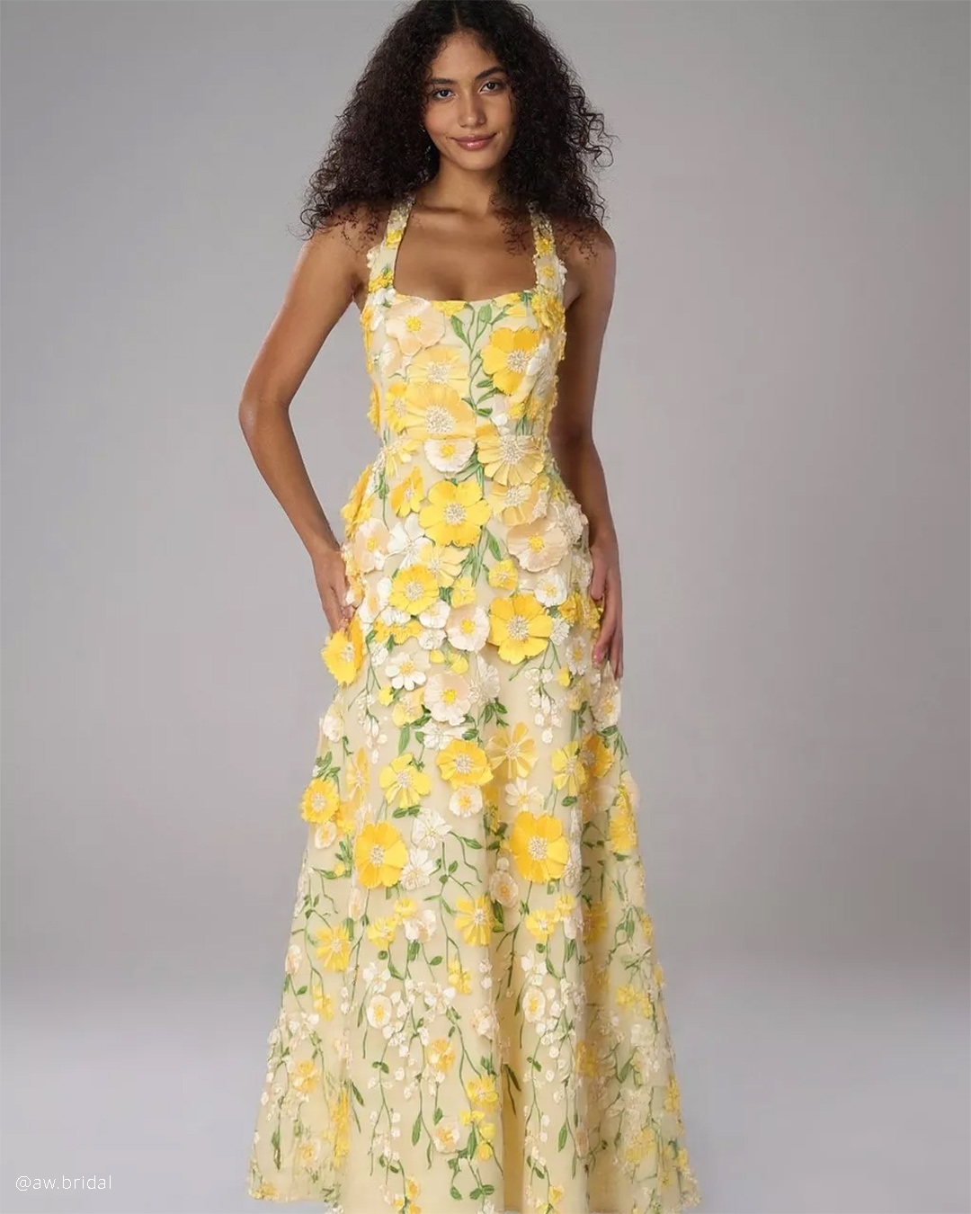 Yellow Long Bridesmaid Dresses