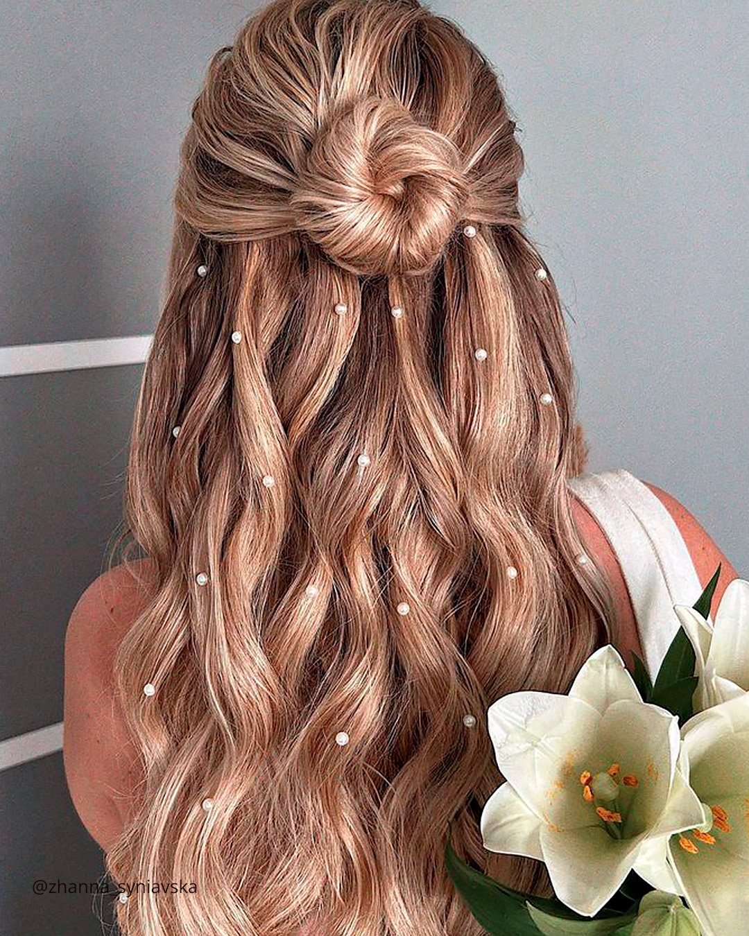 Easy DIY Low Bun For Wedding
